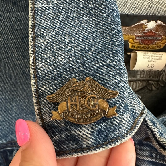 Women’s Harley Davidson Jean Jacket - Picture 4 of 6